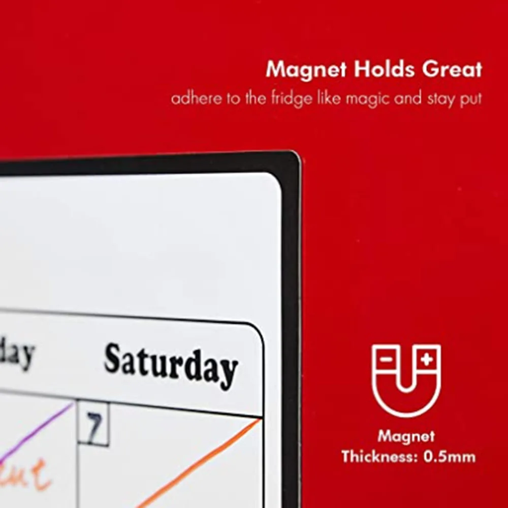Magnetic Monthly Weekly Schedule Planner Calendar Table Dry Erase Calendar Whiteboard SchedulesFridgeMessage Board