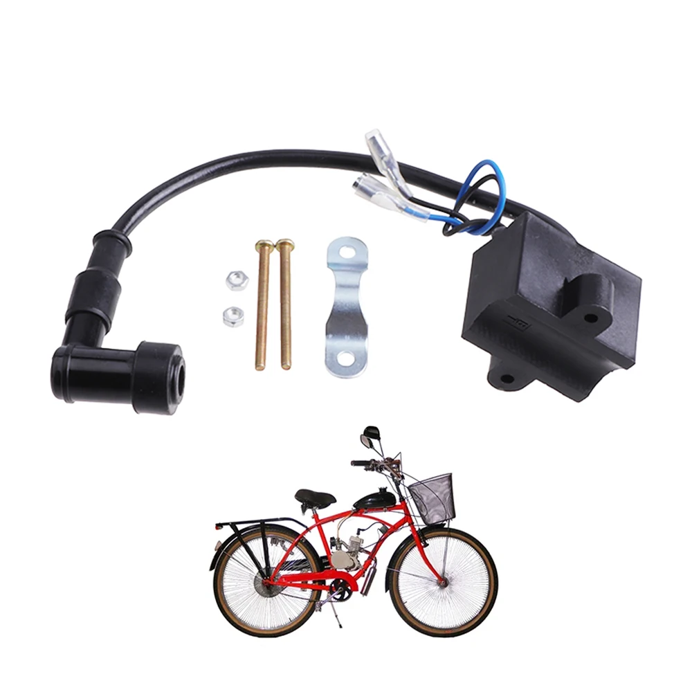 Motorcycle CDI Ignition Coil For 49cc 60cc 66cc 80cc 2 Stroke Motorized Bicycle Bike Accessories