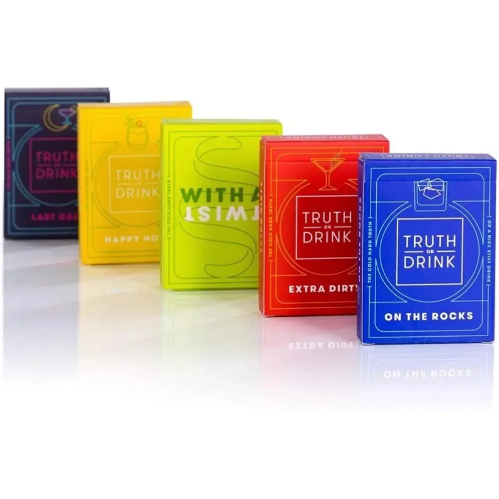 Truth or Drink Card Game Ages 21+ For 3-8 Players Board game