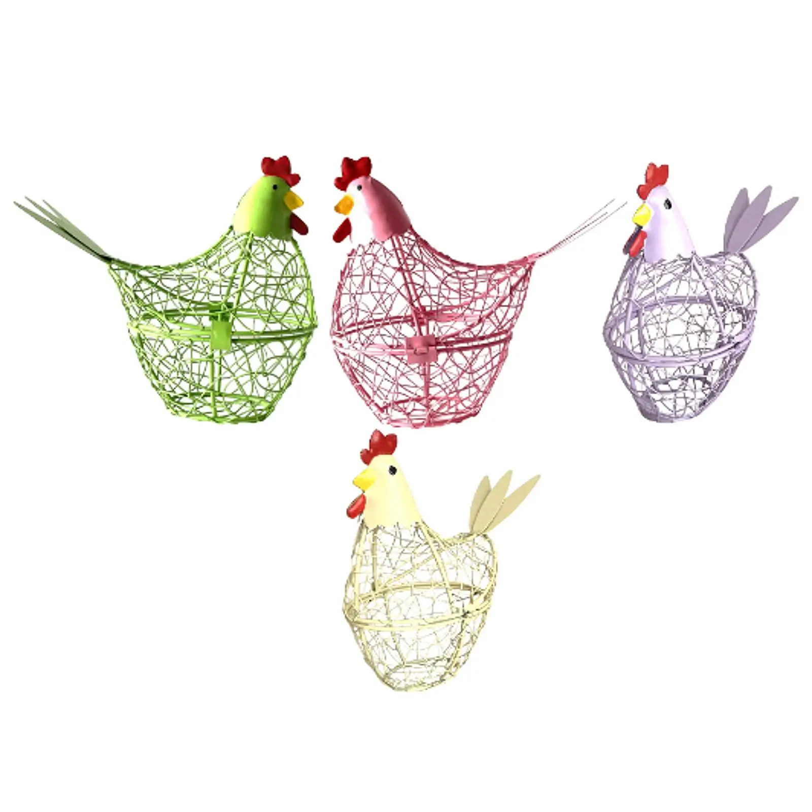 Egg Holder Small Household Serving Tray Fruits Vegetables Rack Chicken Shape