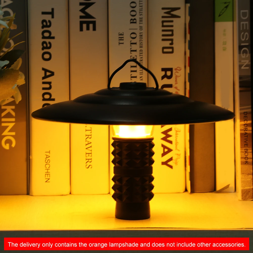 

Orange Light Protective Cover Color Change Small Lampshade Plastic Camping Light Cover Lightweight for Camping Light