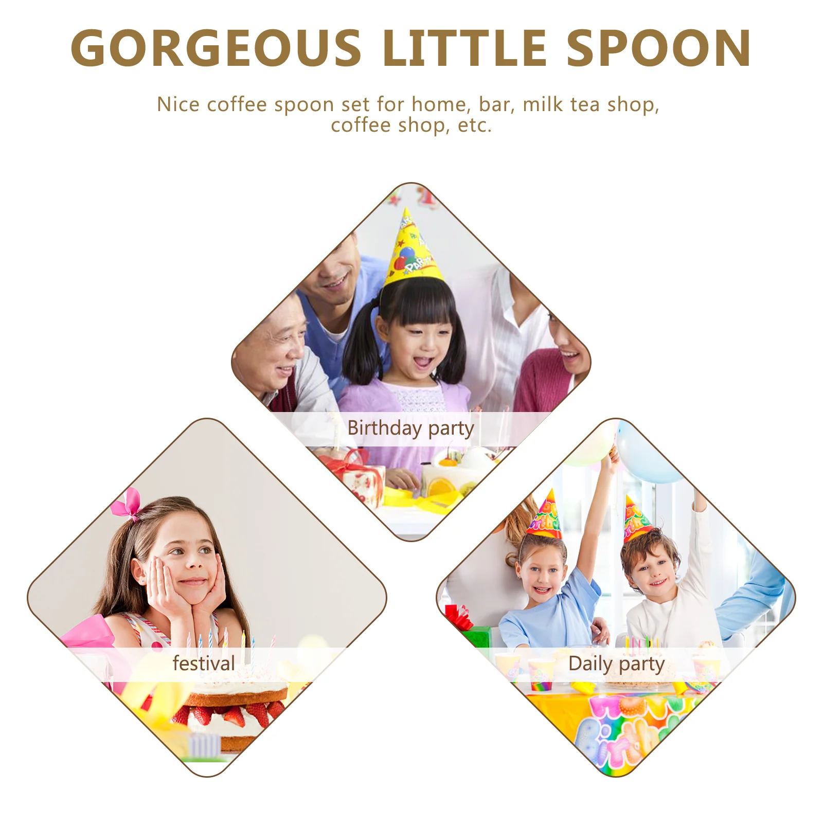 

6Pcs Alloy Carved Retro Coffee Spoon Set Court Style Stirring Fork for Cocktail Beverage Coffee Ice Cream Bar Milk Tea Shop