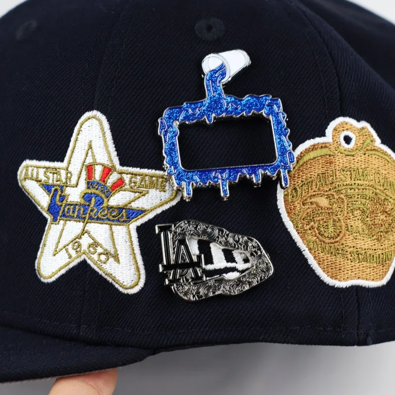 New Hip-hop Baseball Cap Badge Mexican Fashion Metal Decorative Pin Daily Versatile Men's and Women's Hat Pin