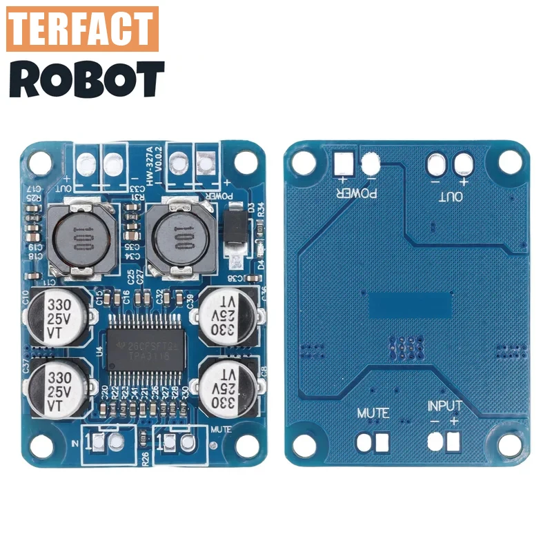 32Pin Chip Original TPA3118 60W DC 12V-24V Mono Digital Audio Amplifier Board Module