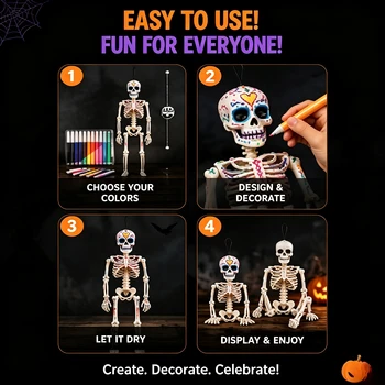 DIY Halloween Skeleton Kit 1