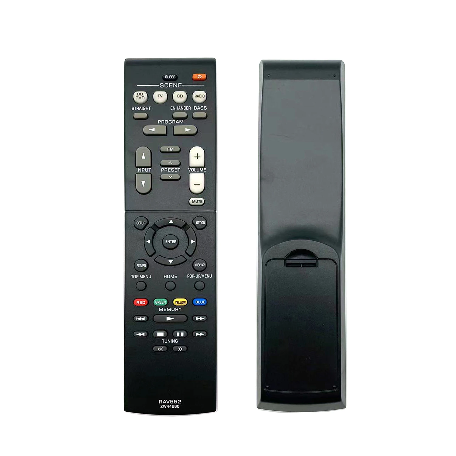RAV552 ZW44660 Remote Control For Yamaha AV Receiver RAV549 RAV561 RX-V283 RX-V385 HTR-3068 HTR-3069 HTR-3071 HTR-3072
