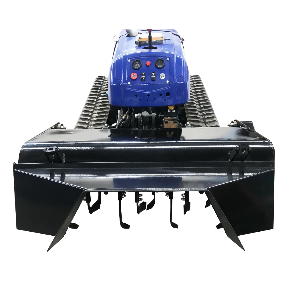 2025Tiller rotativo per trattore cingolato telecomandato multifunzionale