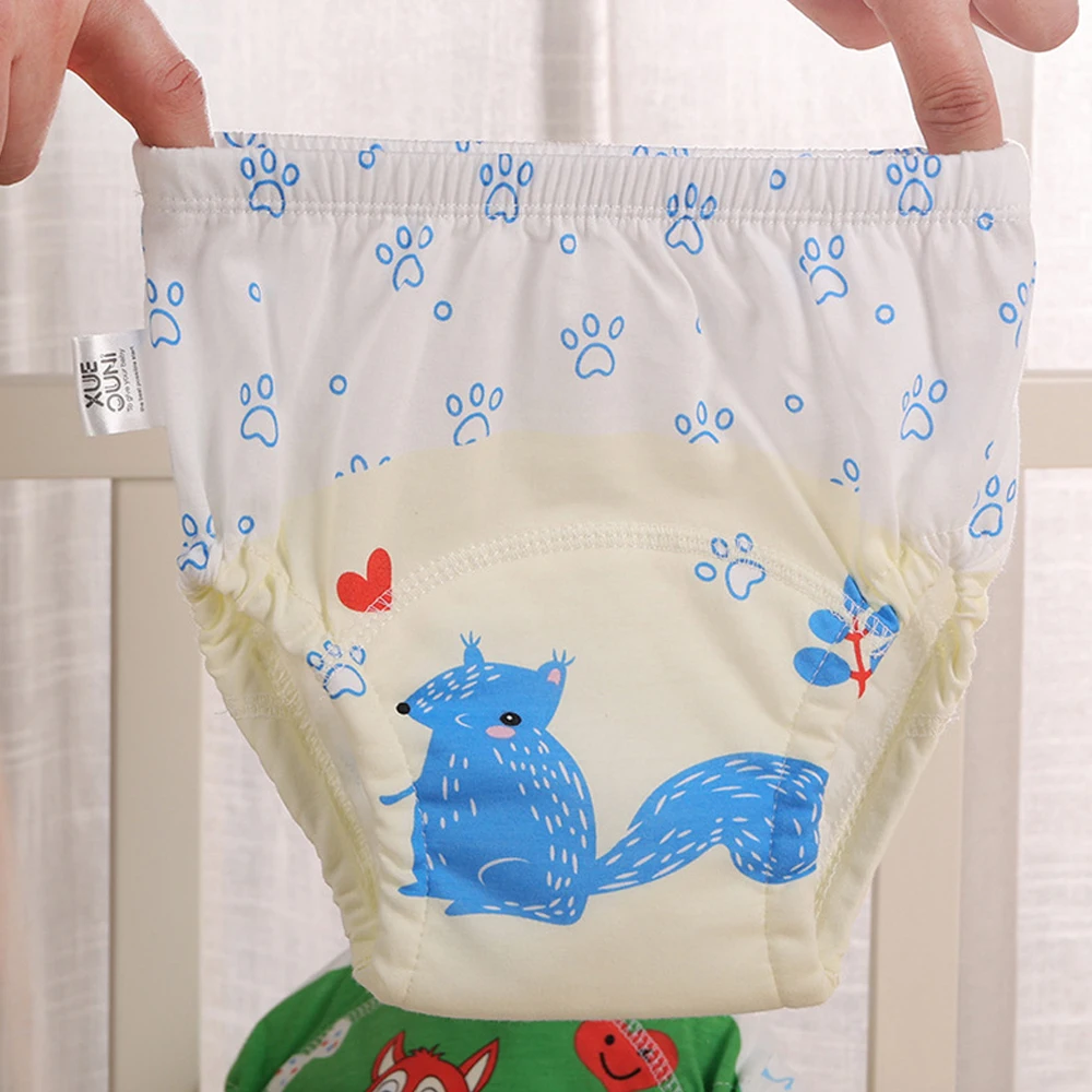 24pcs Ecological Baby Diapers Reusable Training Panties Reusable Washable Cotton Cleanliness Potty Learning Panties