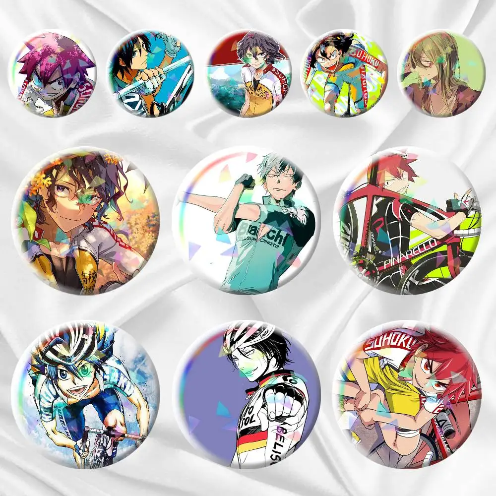 

Yowamushi Pedal Naruko Anime 75mm 58mm 44mm 25mm Brooch Backpack Hat Pins Accessories Toys Badge