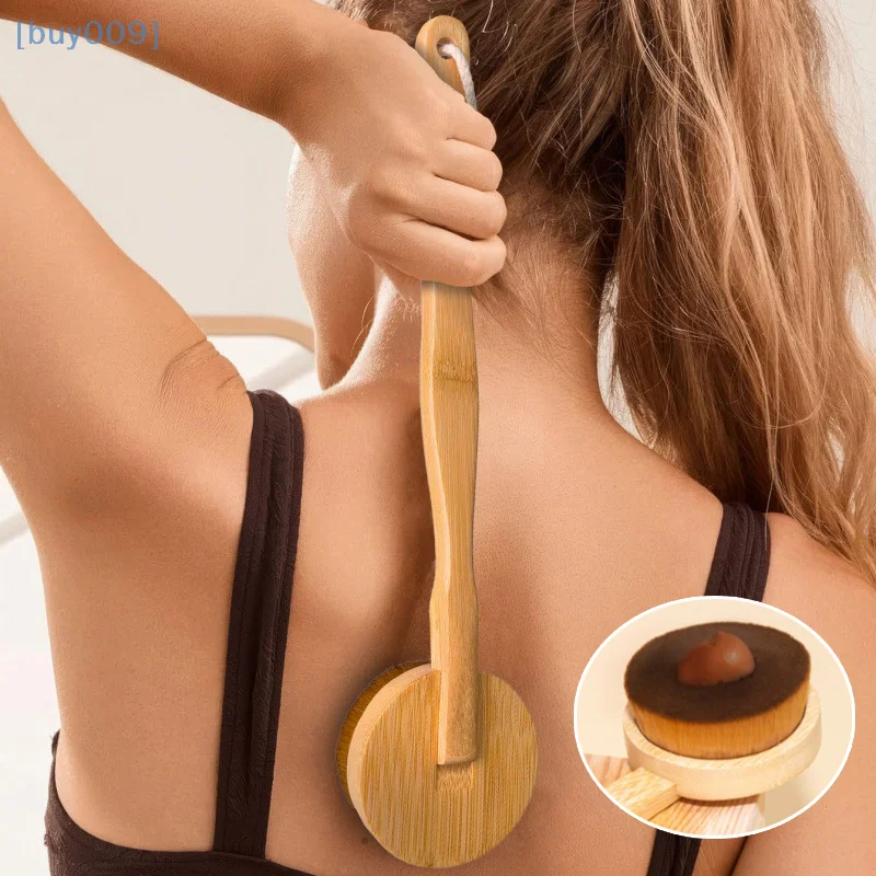 

Self-tanning Back Applicator Back Brush To Apply Lotion Sunscreen Ointment Uniform Long Handle Body Makeup Wide Head Brush
