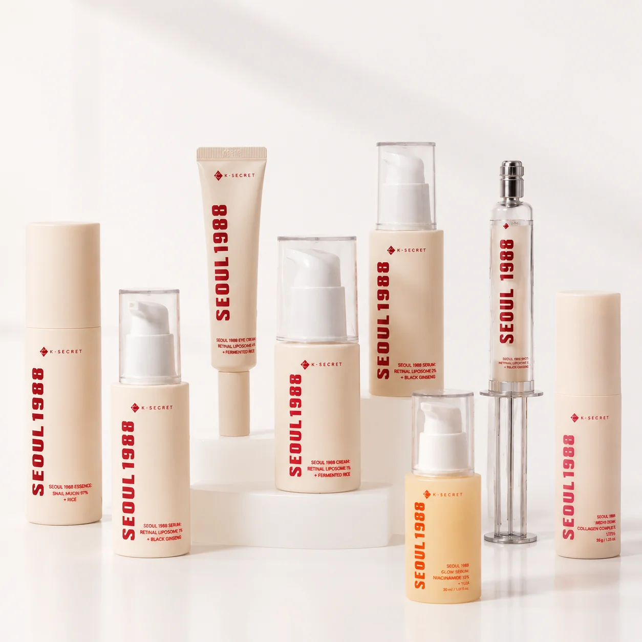 Korea SEOUL1988 Retinol Serum/Rice Firming Cream/Hydro-Glow Serum/Collagen Multi-Moisturizing Stick Deep Hydration Improves Dry