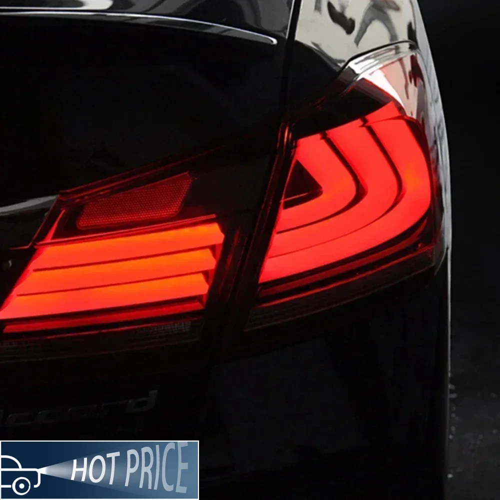 

For Honda Accord 9th 9.5th 2013-2017 LED Car Back Lamps Upgrade High Configure Plug andPlay Accessories Auto Taillights Assembly