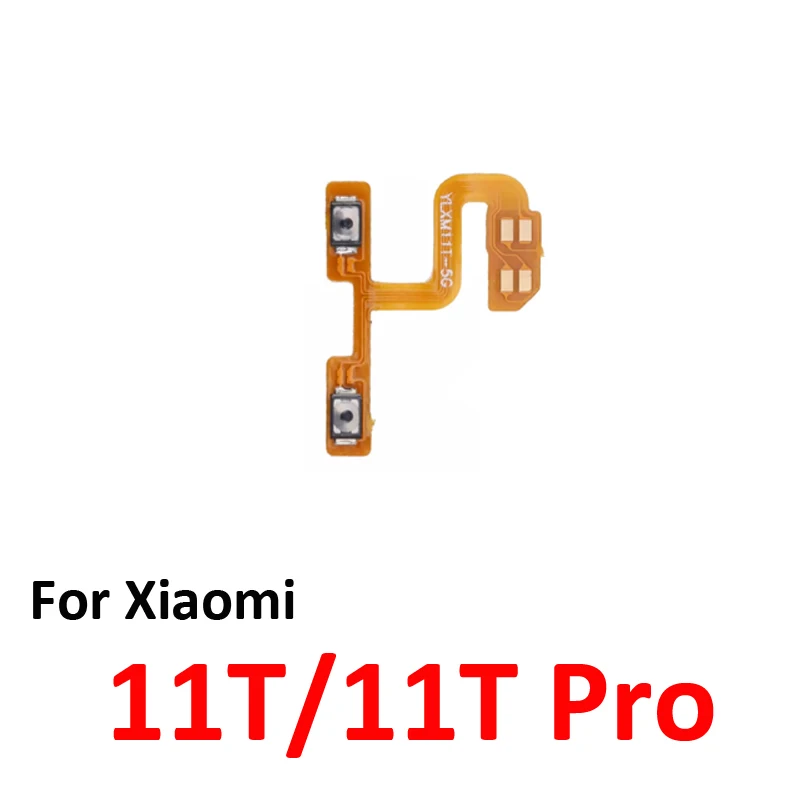 For Xiaomi MI 11T Pro 5G Phone New Housing Power Volume Button On Off Up Down Key Internal Flex Cable Repair Parts Grey Silver image 4