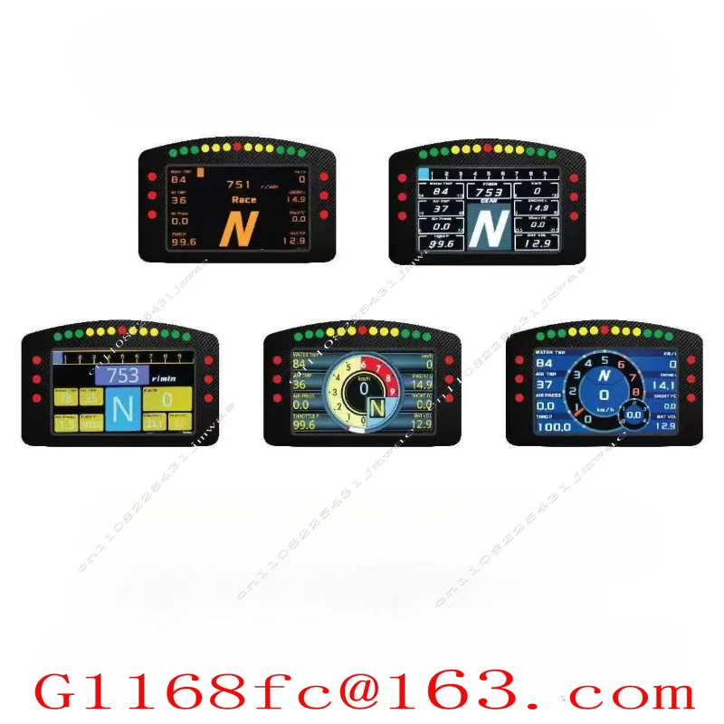 Manual Automatic Transmission Racing Instrument OBD Supports CAN Protocol Customization and Fully Replaces Computer Parts