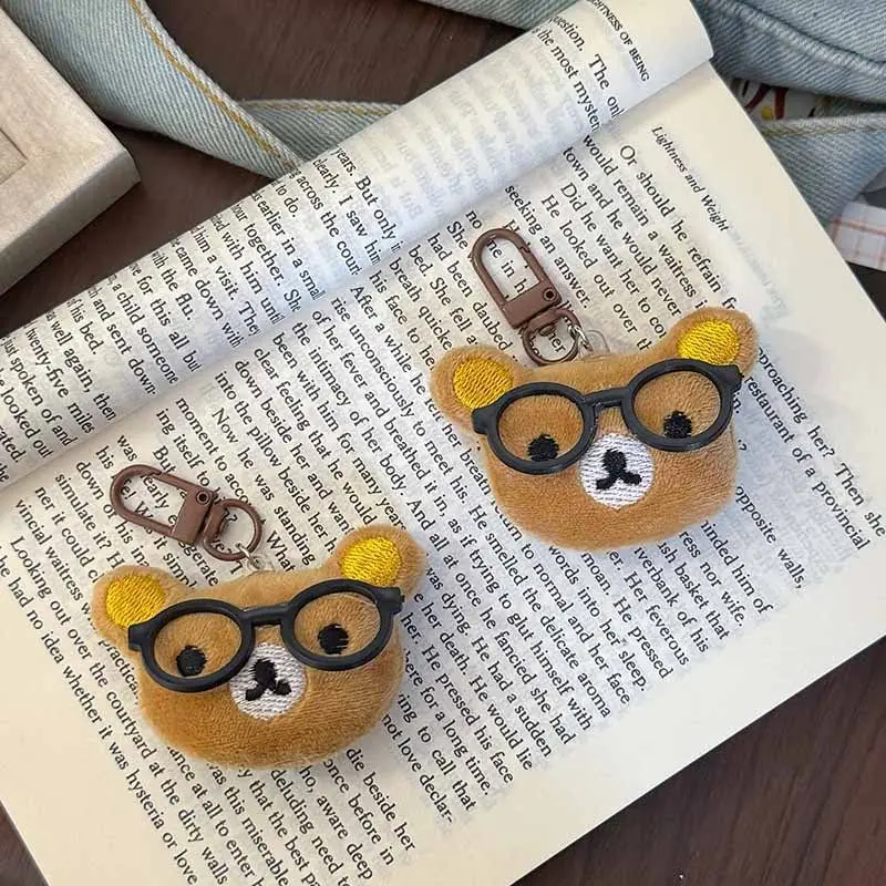 Rilakkuma Kawaii Entspannter Bär Taschenanhänger Ins Cartoon Schlüsselanhänger Plüschpuppe mit Anhänger Studentengeschenke