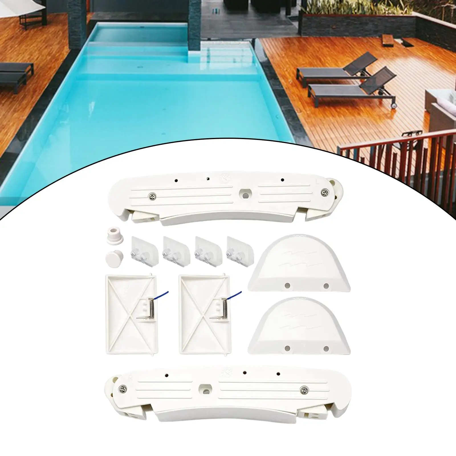 Pool Cleaning Machine Pod Swing Replacement for AXV414P Right Left Wing Front Rear Flaps Four Pod Shoes
