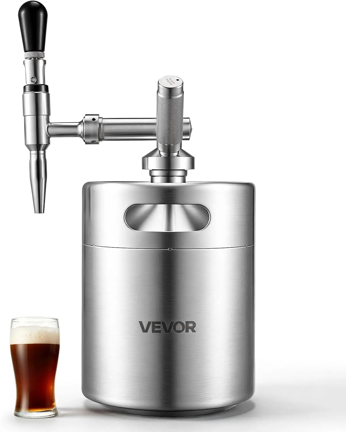 Nitro Cold Brew Coffee Maker 135 oz Nitrogen Dispenser System, Home Brew Coffee Keg, Portable Nitrogen Infuser with Dispenser an