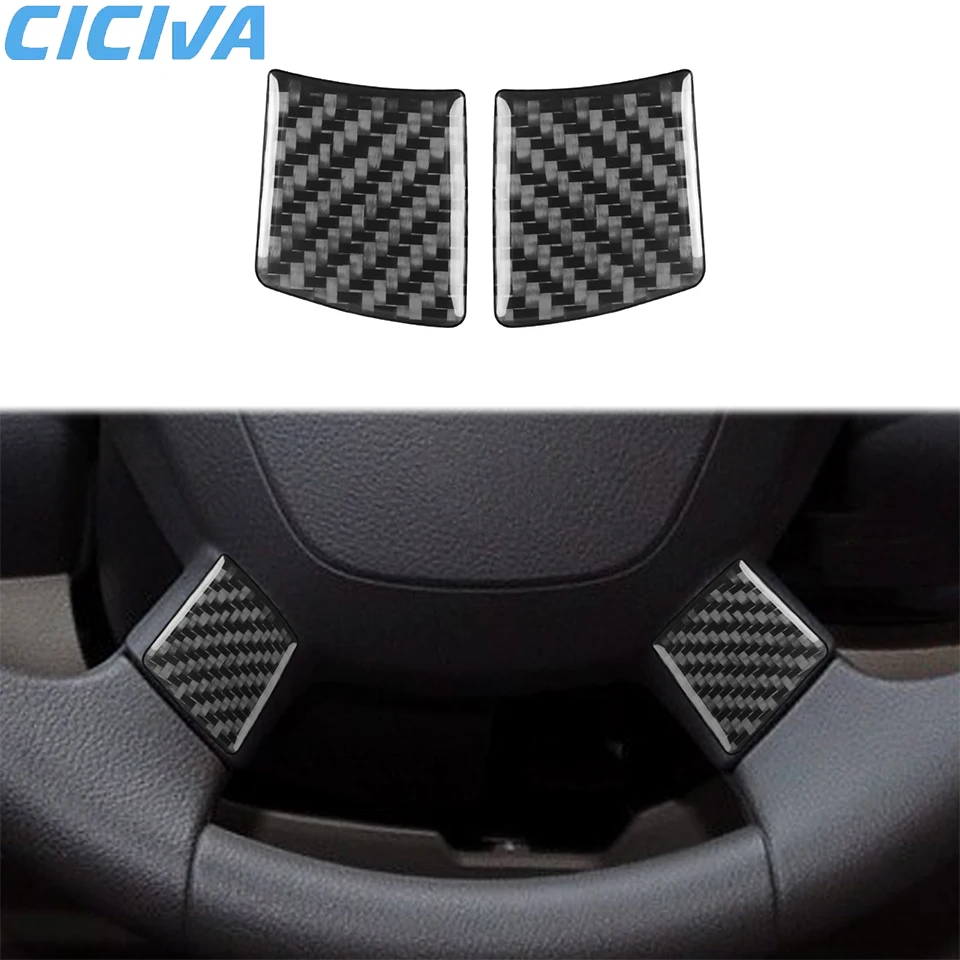 

For Ford Focus 2012 2013 2014 Carbon Fiber Car Driving wheel lower part Inner Trim Car interior Accessories Stickers