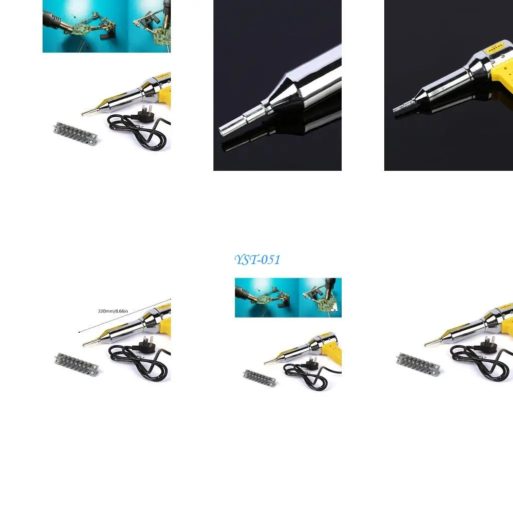 

E15A 700W 220V-240V Plastic Hot Air Welding Guns Torch Tool Plastic Welding Torch Machine Adjustable Heat Air Guns Welder