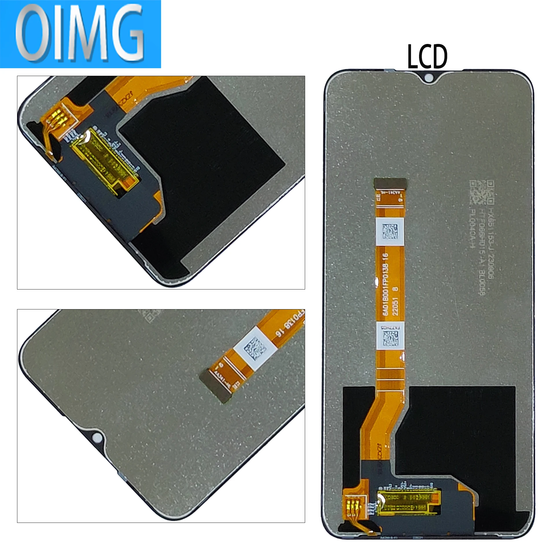 For OPPO A17 A17K LCD Display Original With Frame Touch Screen CPH2477 CPH2471 Panel Replacement Parts