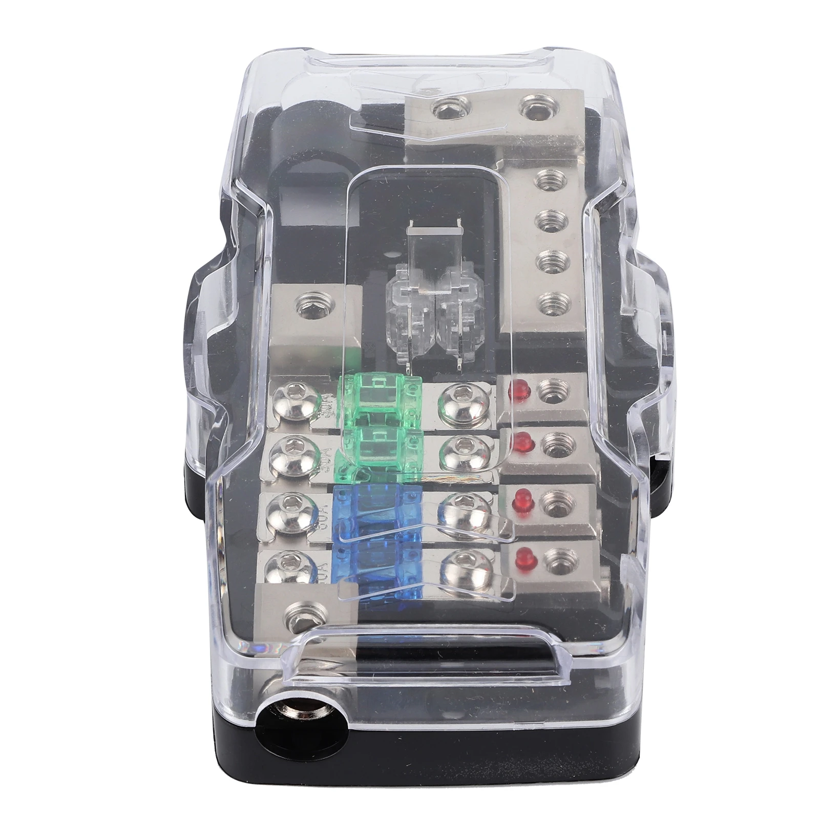 Блок предохранителей для автомобильной аудиосистемы, 4-сторонний блок для распределения звука, аксессуары для лодок, домов на колесах, грузовиков, внедорожников, кроссоверов, квадроциклов, мотовездеходов, автомобилей