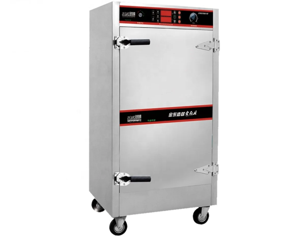 

Интеллектуальная электрическая паровая пароварка с подогревом, коммерческая тележка для пароварки для риса, шкаф для пароварки