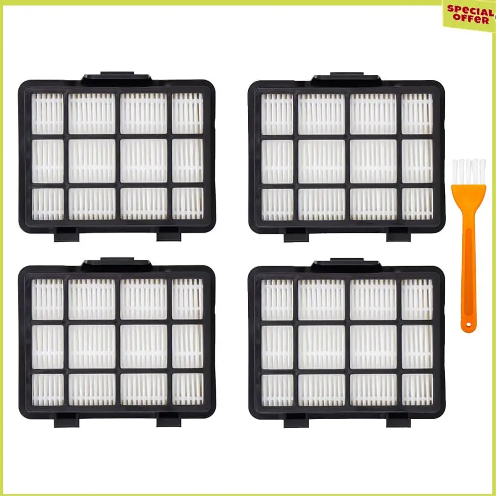 Сменный HEPA-фильтр A34R, совместимый с канистровым пылесосом без мешка EUREKA NEN180 (4 шт.)