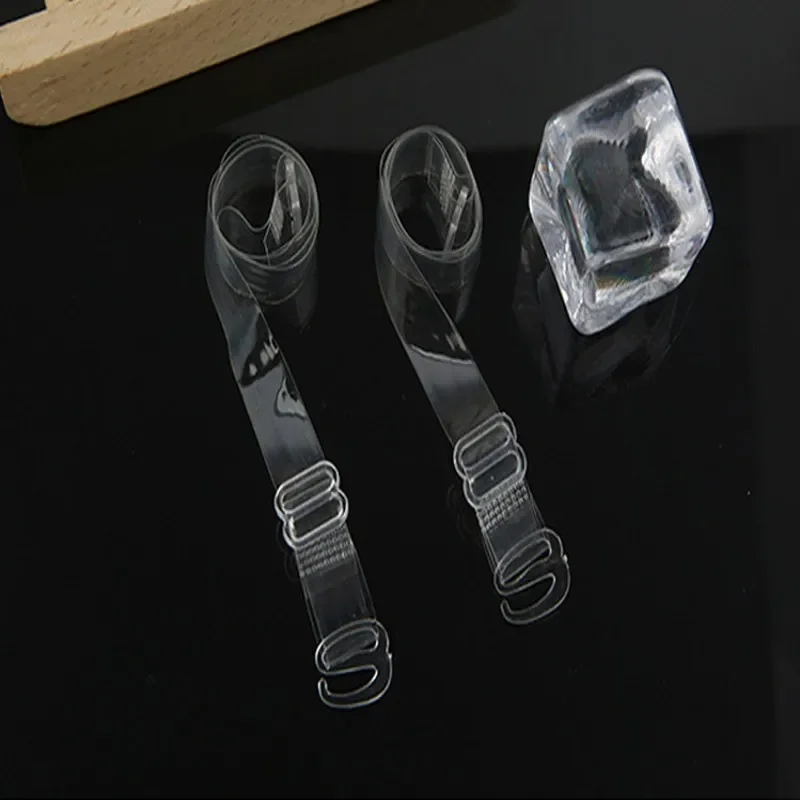 1-3 Pairs/set Clear Bra Straps Transparent Invisible Detachable Adjustable Silicone Women\'s Elastic Belt Intimates Accessories