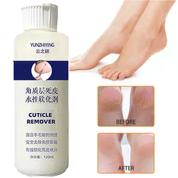 120ml Foot Exfoliator Softener 7 Seconds Remove Dead Skin Calluses Foot Mask Anti-Cracked Heel Enhancer Nail Pedicure