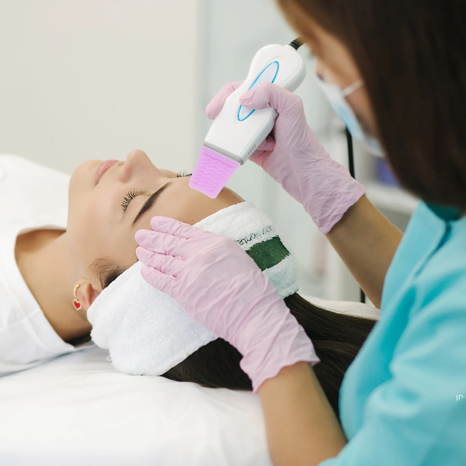 4 個のシリコンカバー スキンスクレーパーツール用 フェイスリムーバー保護スリーブ フェイシャルスパチュラアクセサリー クリーンケア