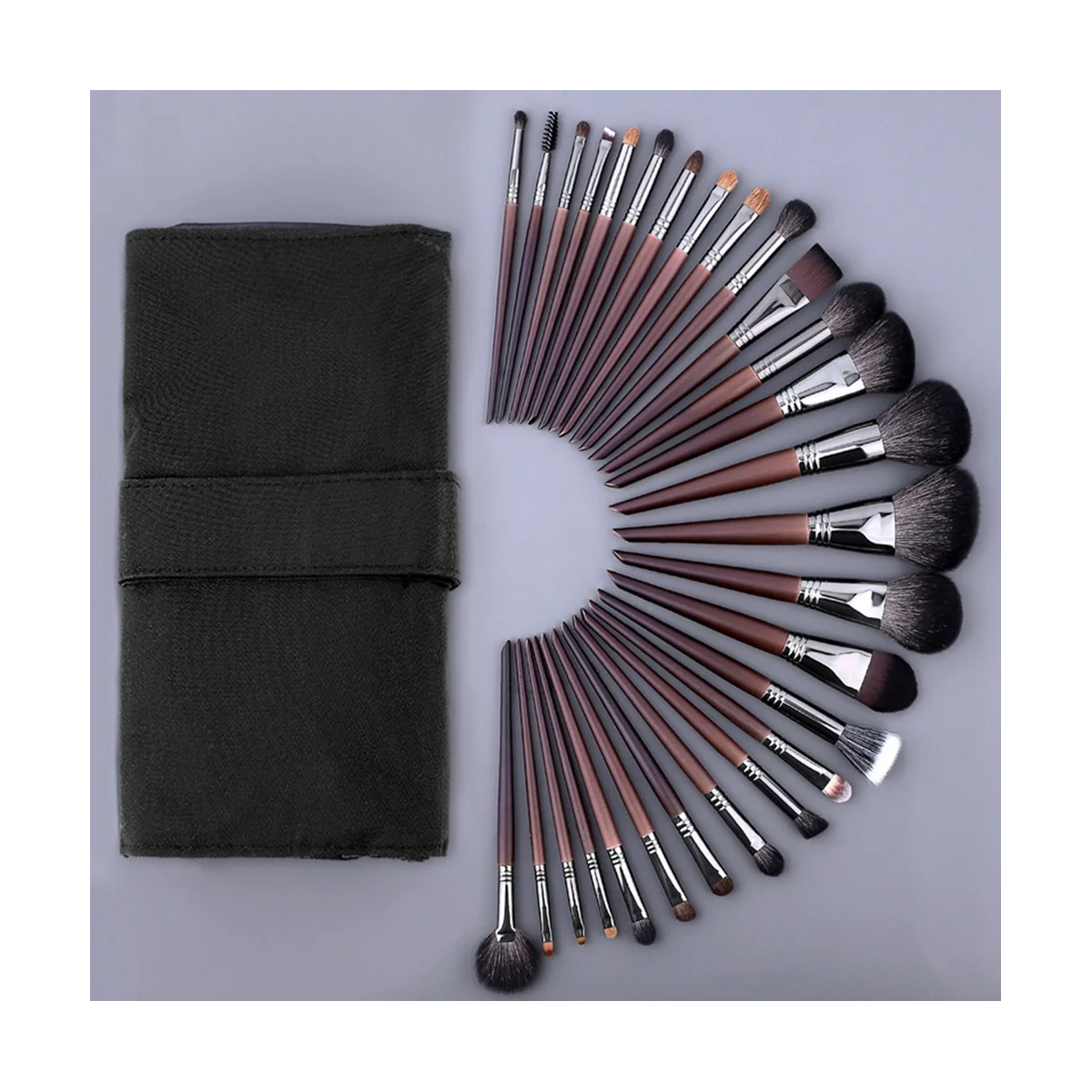 28本のメイクブラシセット、メイクアップアーティスト向けのフル滄州獣毛ウールブラシ