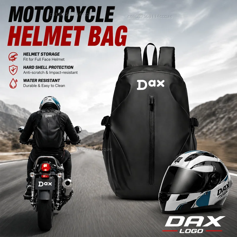 Knight Backpack Motorcycle Helmet Bag Travel Equipment Waterproof Large Capacity FOR HONDA DAX125 ST125 ST 125 2022-2026 DAX 125
