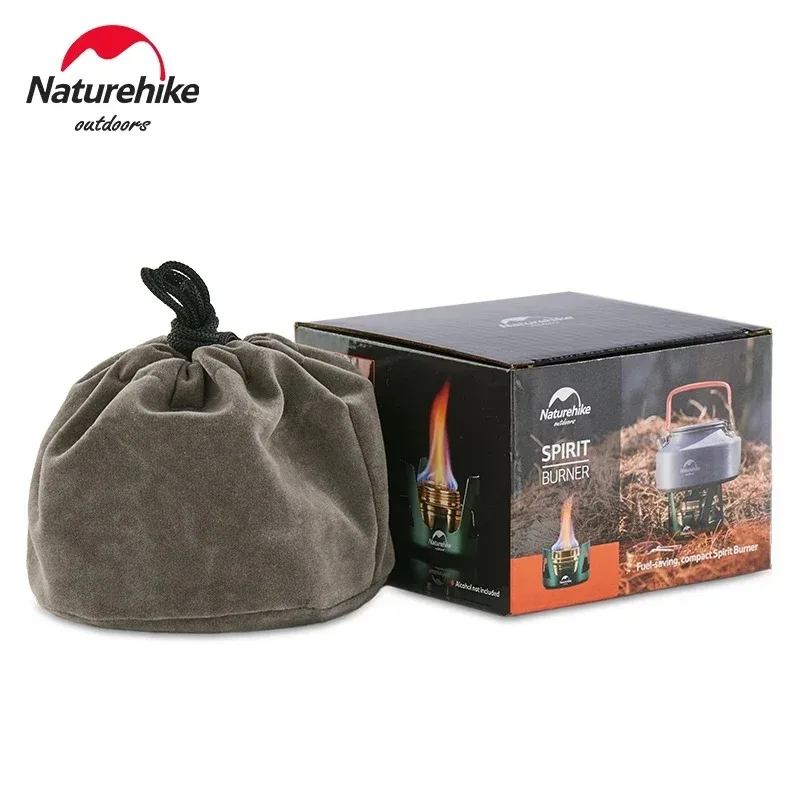 Naturehike 2026 New Camping Stove Mini Portable High Load Alcohol Burners Outdoor Compact High Firepower Travel Picnic Stove 3