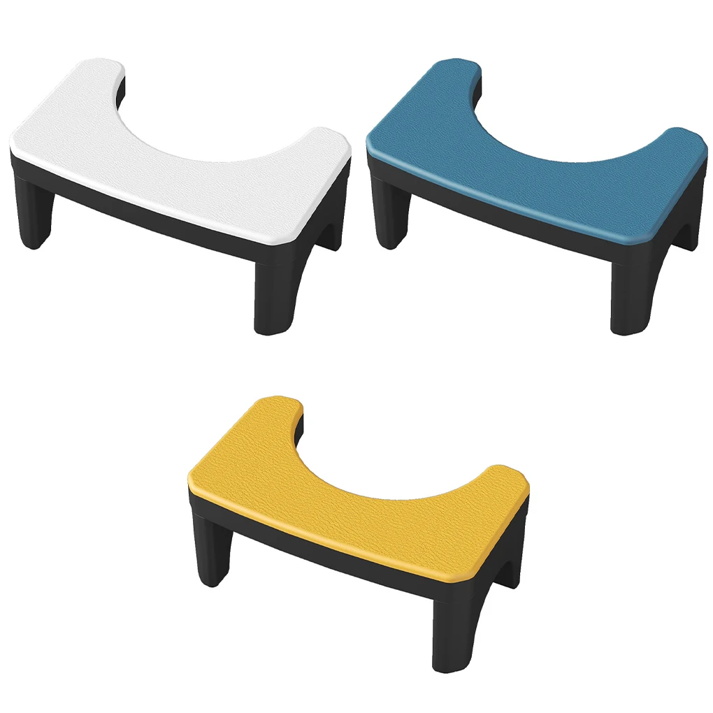 

Footrest Stool For Unisex - Thickened With Textured Surface For Stability Bathroom Supplies Toilet Stool Step Stool