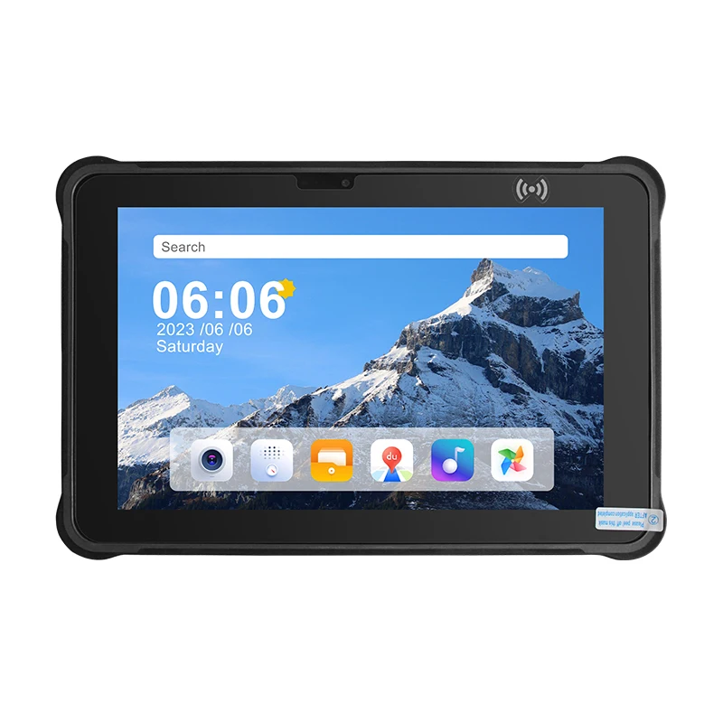 Tableta pc resistente de 10,1 pulgadas, dispositivo con Android 13, resolución de 1200x1920, 450 nits, RAM de 8gb de ROM, 256gb, 4G Lte, WiFi, GPS, BT , Industrial