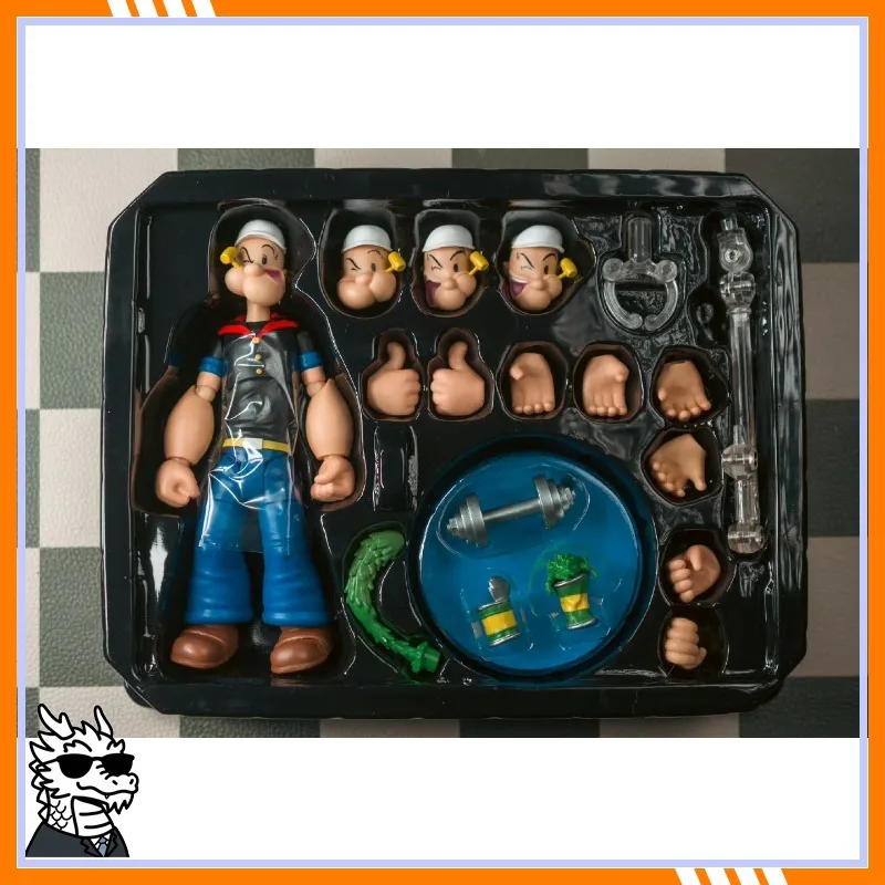 

In Stock GT Popeye 1/12 Scale 6-inch Action Figure Military-style Movable Collectible Doll POPEYE