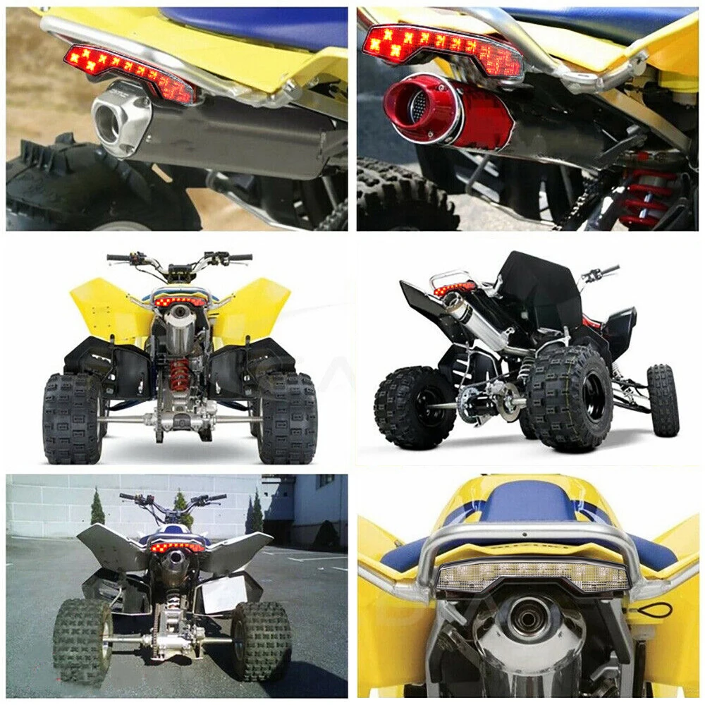 ATV LED Tail Light Assembly Rear LED Brake Light for Suzuki LT-R450 LT-R450(Z) LTR450 QUADRACER 2006 2007 2008 2009 2010 2011