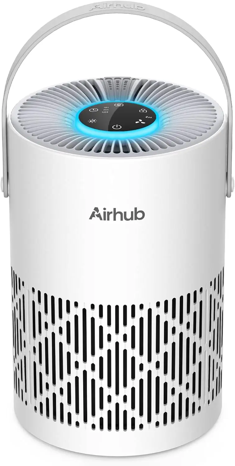 

Тихий очиститель воздуха для спальни с уровнем шума 20 дБ и технологией True HEPA, 360° ° Устройство для сбора пыли, дыма, запахов и шерсти домашних животных