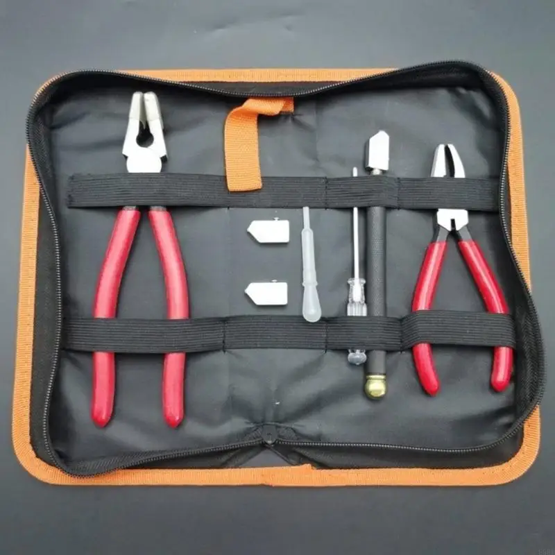 E5BE Glass Cutter Tools Set Glass Cutting Tool Glass Cutter Kaca Berlari