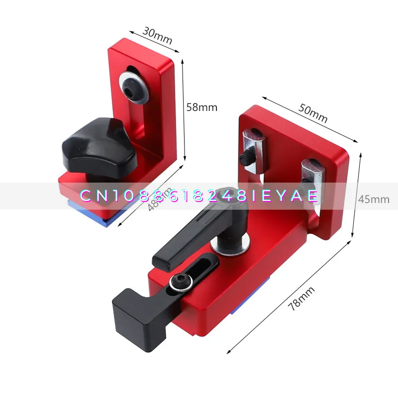 Backing Fixed Connector Type 30/Type 45 Chute Slide Accessories Ruler Link Guide Rail Fixed Aluminum Alloy