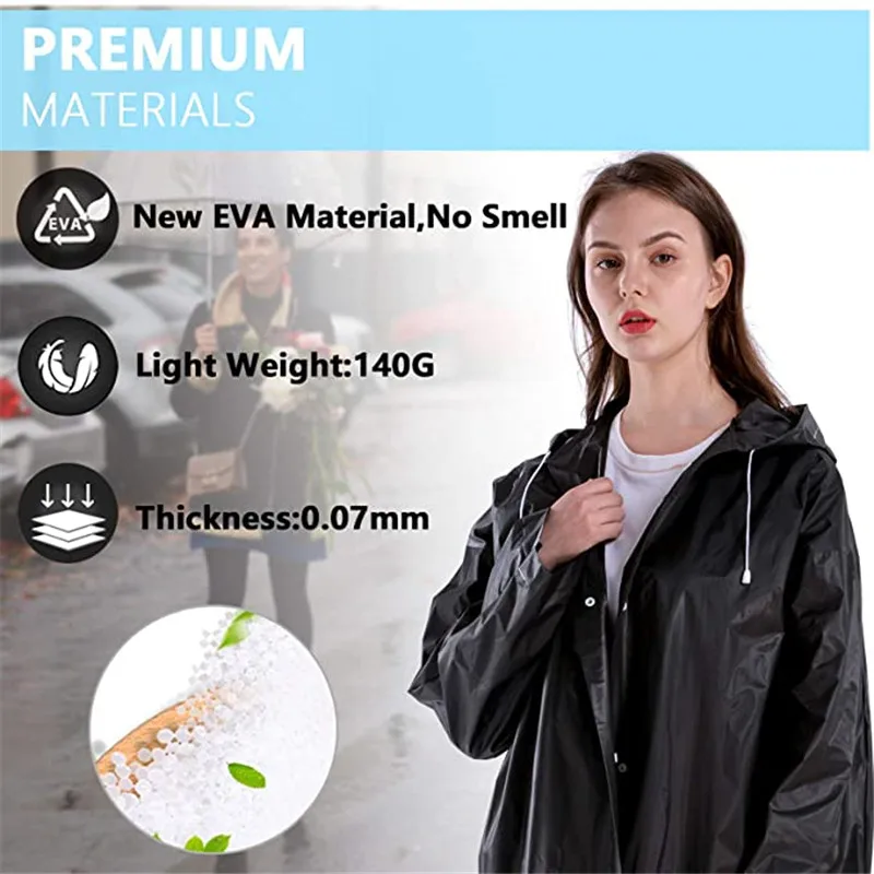 Raincoat Men Waterproof Rain Coat Man Woman Poncho Jackets Cort Mne\'s Freesize for Cover Long Rainwater Layers Rainwear Suit