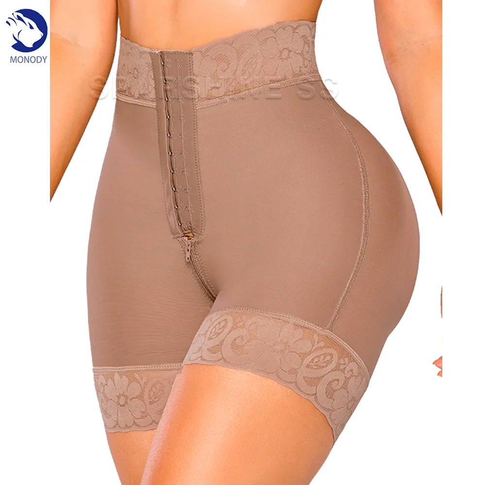 Fajas Lace High waisted Hip Lifting Shorts Women Booty Tummy Control Leggings Butt Lifter Shapewear Waist Trainer Shaper