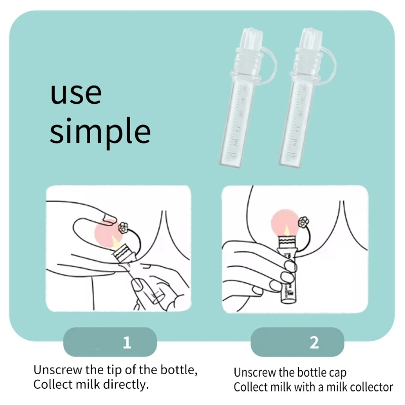 RIRI 6PCS 6ml Colostrum Feeding Tube Wadah Penyimpanan ASI Portable Baby Feeding Pipet Dispenser Kapasitas Besar