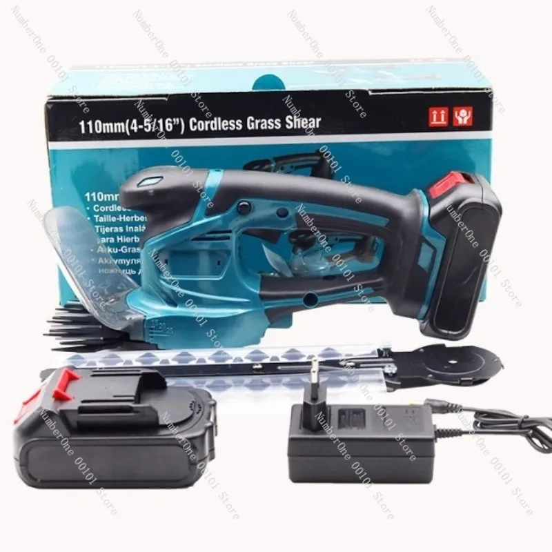 Compact Rechargeable Hedge Trimmer for Home Garden Portable Cordless Shrub Shears Multifunction Pruning Machine Small Electric