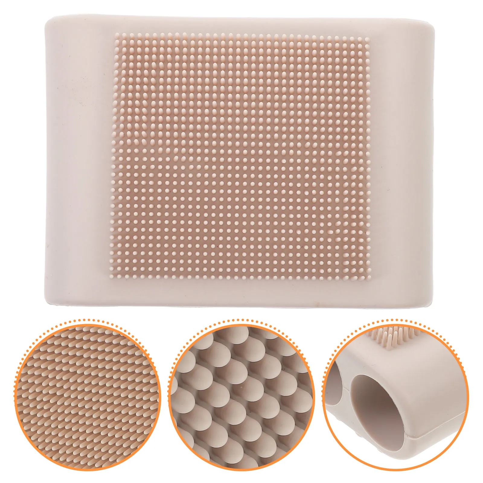 Hair Shampoo Brush Silicone Scalp Scrubber Stimulates Circulation Deep Scalp Cleaning Head Massager for Relaxation Hair Care