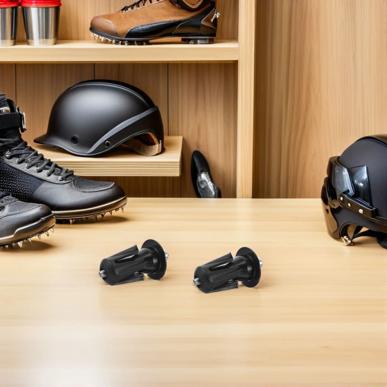 

4Pairs Bicycle Bar End Plugs Aluminum Alloy Handlebar End Caps Secure Expansion Lock Fit for Road Mountain Bike Cycling