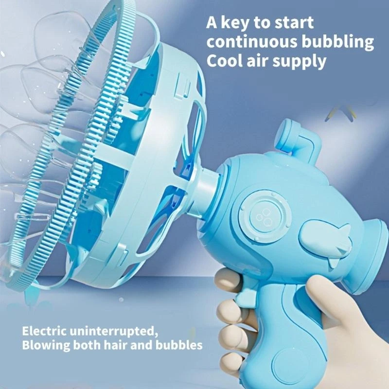 Máy thổi bong bóng điện vui nhộn Máy thổi bong bóng Trẻ chơi bong bóng Quà tặng sinh nhật 15UB