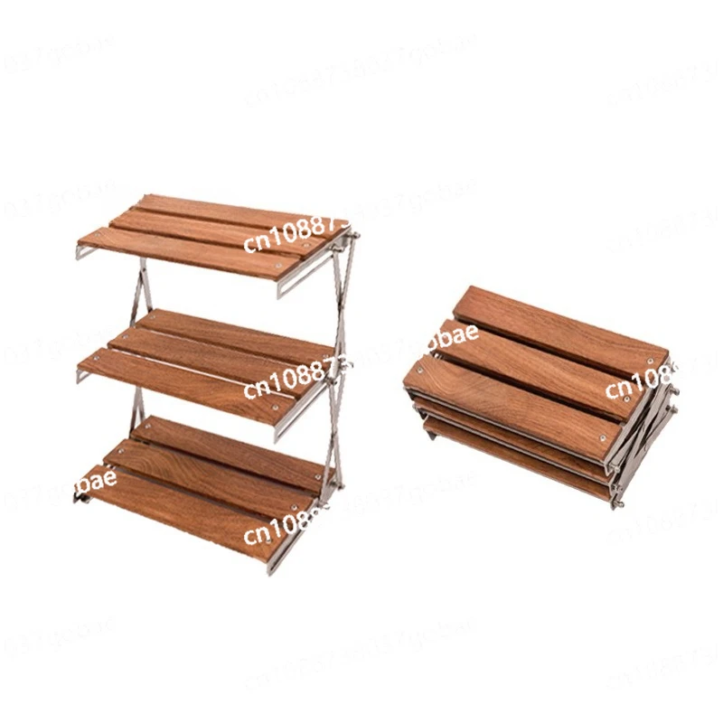 

Outdoor Camping Picnic Portable Multifunctional Folding Shelf
