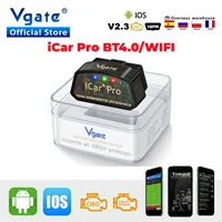 Vgate iCar Pro ELM327 WIFI OBD2 escáner para IOS/Android Bluetooth 4,0 ElM 327 OBD 2 herramienta de diagnóstico de coche herramienta de escaneo lector de código