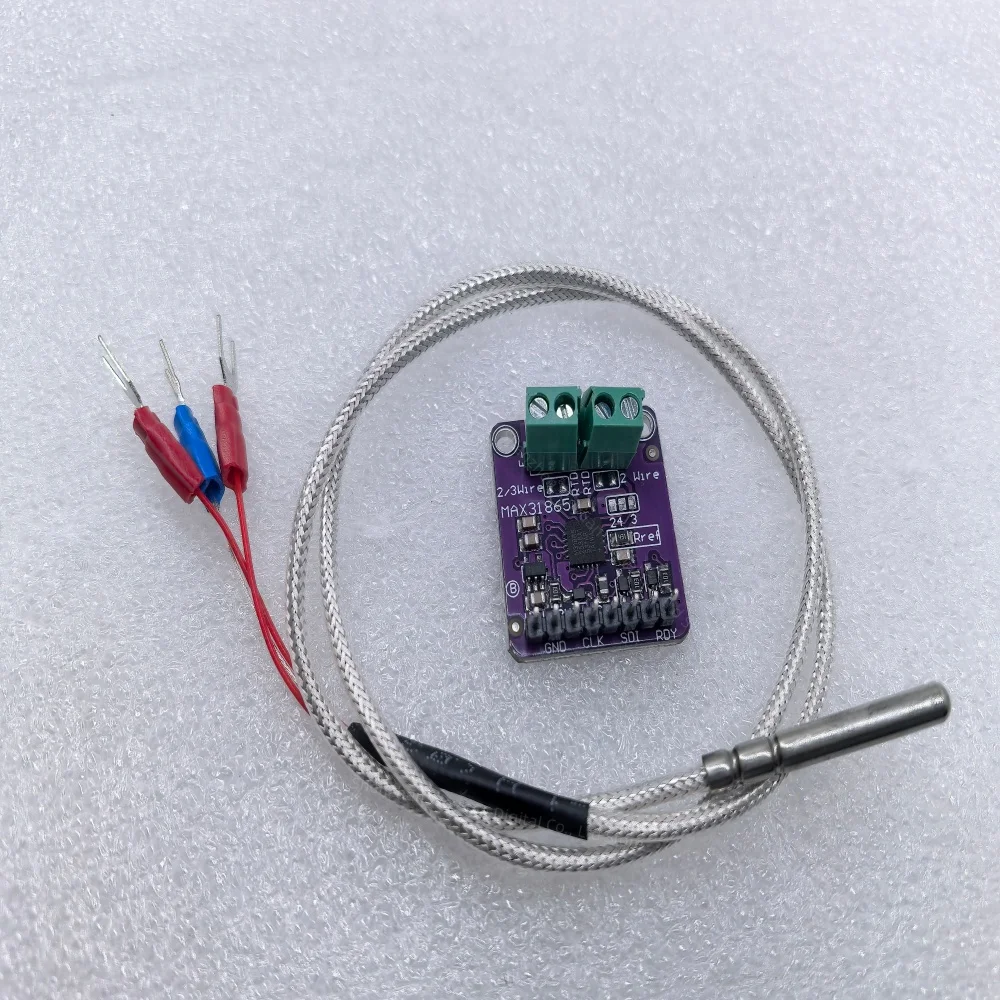 MAX31865 PT100 Probe Wire 0.5M Platinum Resistance Temperature Sensor Detection Module